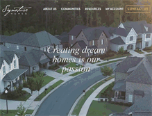 Tablet Screenshot of e-signaturehomes.com